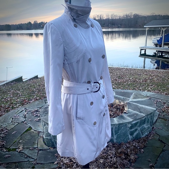 STELLA McCARTNEY🔸Fabulous Lite cream color Trench Coat🔸WOW DETAILS🔸STUNNING ! - Picture 16 of 17